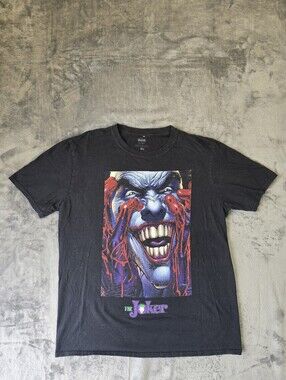 The Joker Batman T Shirt Size Large Black